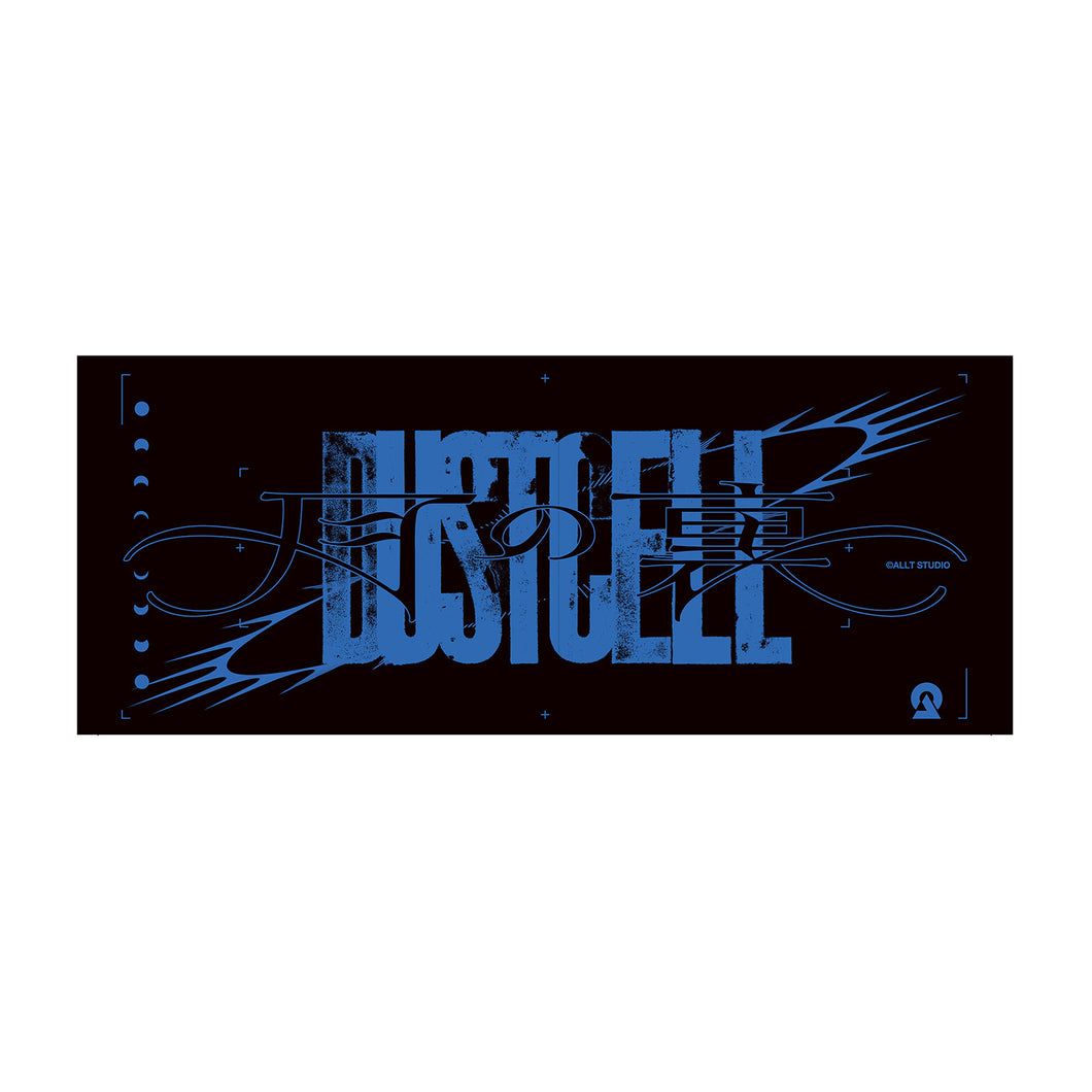 【DUSTCELL】フェイスタオル／BLUE／DUSTCELL LIVE 2025「月の裏」