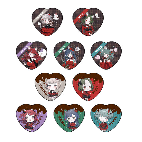 【IBA】ランダムハート缶バッジ（全10種）（バレンタインキャンペーン2025）