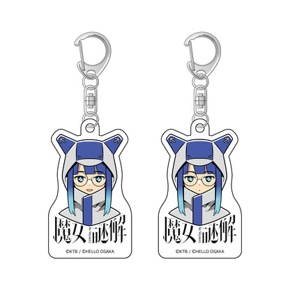 【KAMITSUBAKI STUDIO×HELLO OSAKA】キーホルダー2個セット 影駅 観歌／KAMITSUBAKI STUDIO presents バーチャル謎解きミステリー「魔女謎解」with HELLO OSAKA OFFICIAL GOODS
