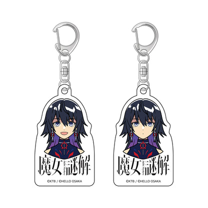 【KAMITSUBAKI STUDIO×HELLO OSAKA】キーホルダー2個セット 輪廻 此処（幸祜）／KAMITSUBAKI STUDIO presents バーチャル謎解きミステリー「魔女謎解」with HELLO OSAKA OFFICIAL GOODS