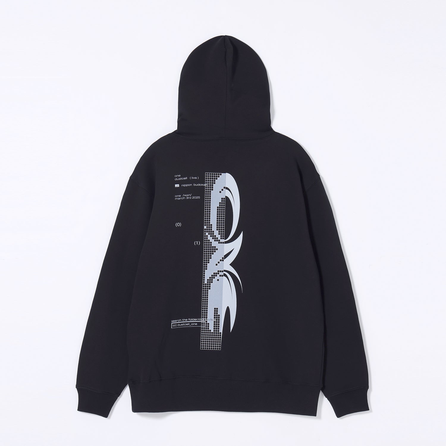 DUSTCELL】「ONE」グラフィックフーディ／BLACK／DUSTCELL LIVE「ONE