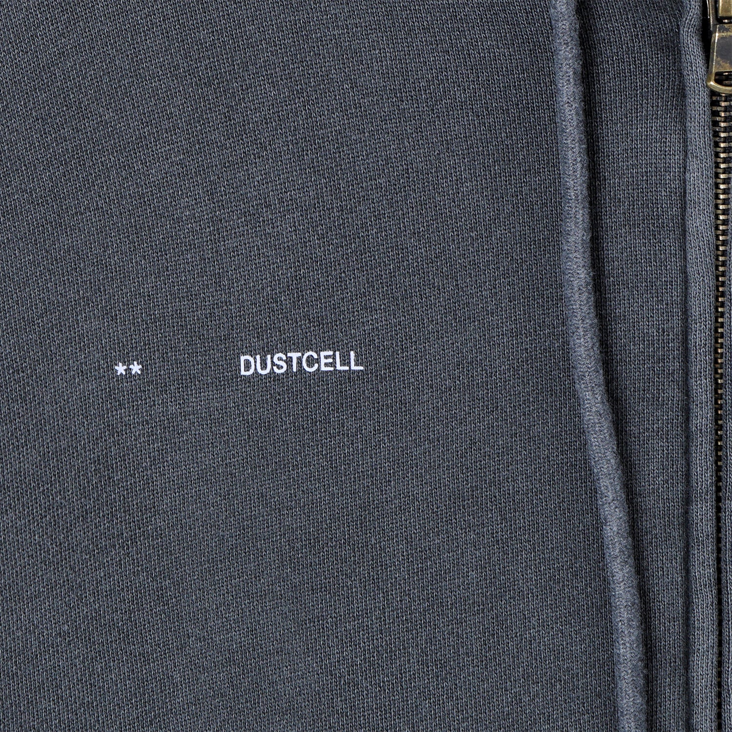 DUSTCELL】THE PATHグラフィックピグメント加工ジップパーカー