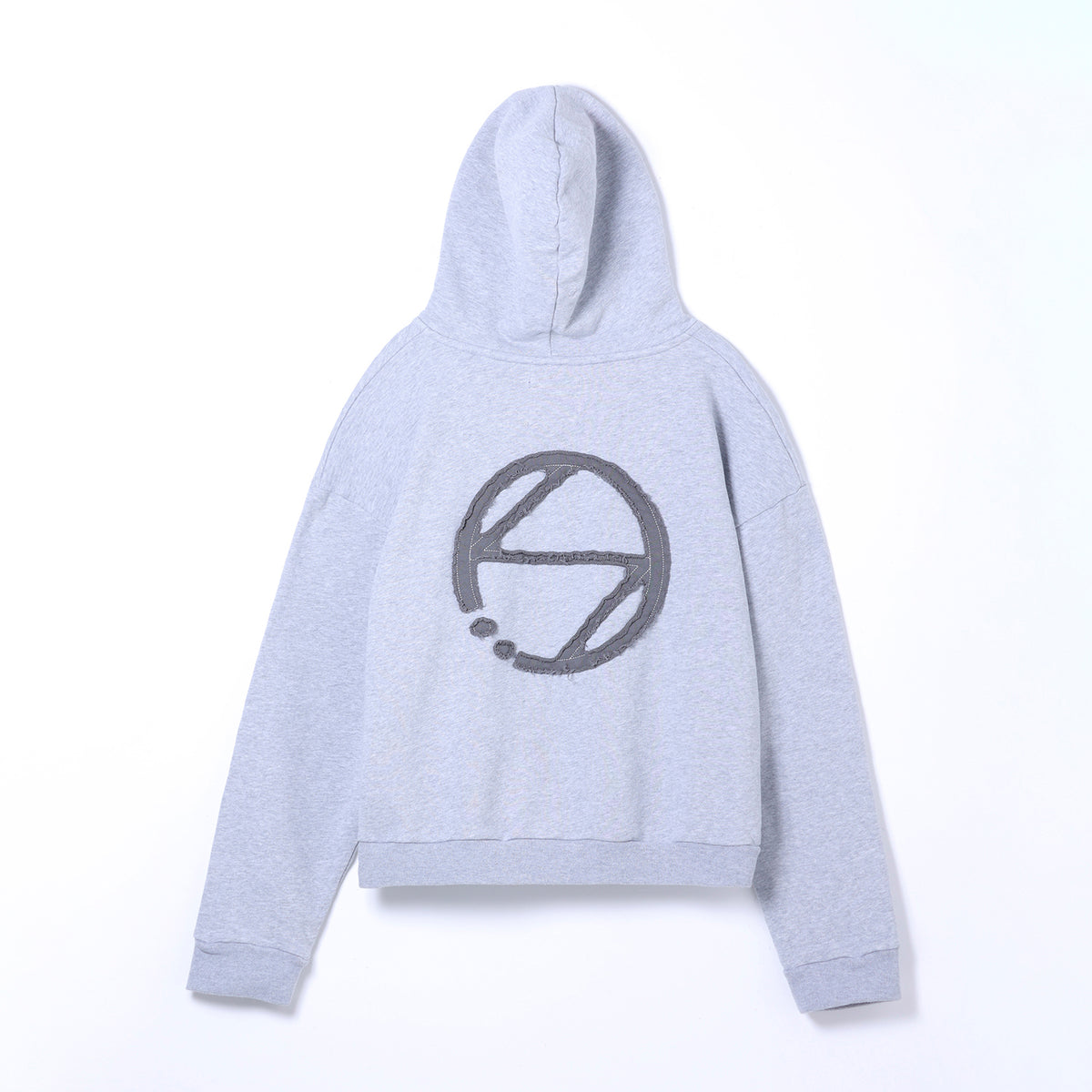 【幸祜】LOGO ZIP HOODIE／GRAY／MAISON KOKO pre open