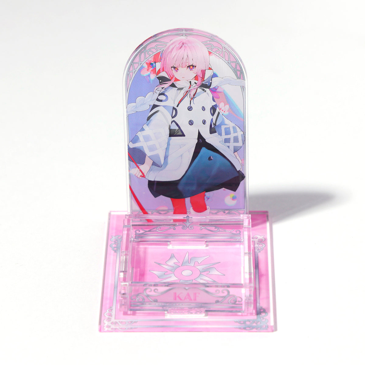 【神椿TCG】ユーティリティケースアクスタ 花譜／KAMITSUBAKI CARD GAME ブースターパック第4弾 ＆ OFFICIAL GOODS