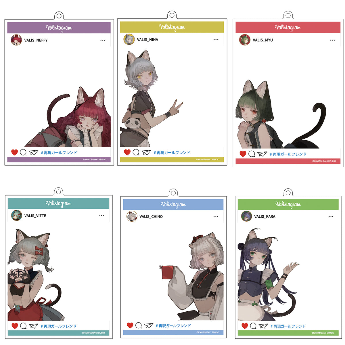 【VALIS】ランダムSNS風アクリルキーホルダー／4th ONE-MAN LIVE 再現ガールフレンド OFFICIAL GOODS