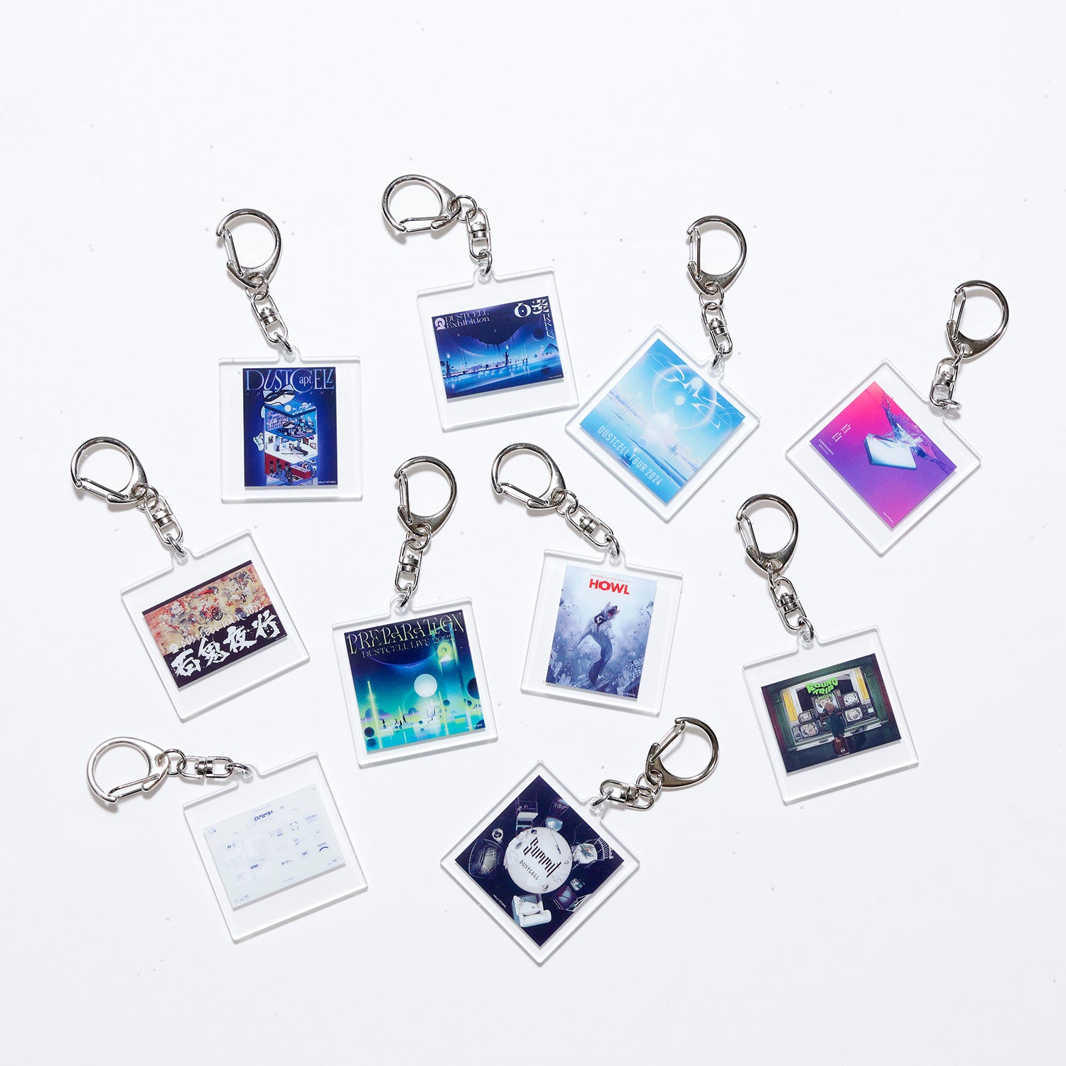 DUSTCELL】ランダムKVアクリルキーホルダー（全10種類）／5th Anniversary OFFICIAL GOODS – FINDME  STORE by THINKR