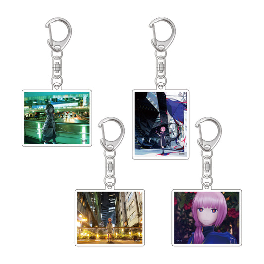 【花譜】「花譜展」キービジュアルアクリルキーホルダーセット／花譜ノ新春桜祭 -かふあるところに、はるあり。ほっこり花日和-