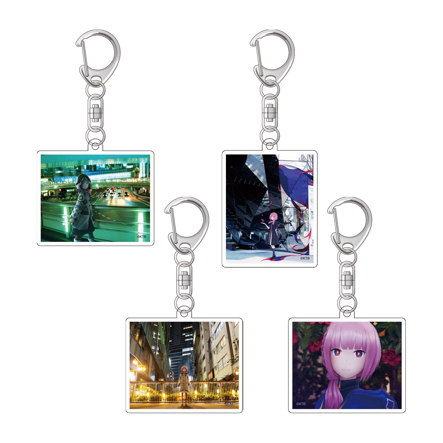 花譜】「花譜展」キービジュアルアクリルキーホルダーセット／花