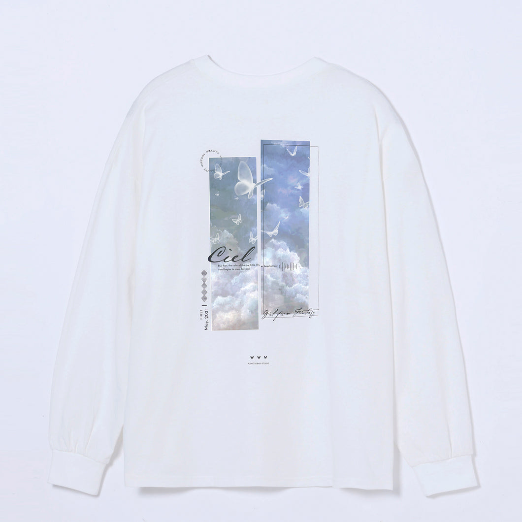 【CIEL】ビッグシルエットロングスリーブTシャツ／「CIEL展」OFFICIAL GOODS