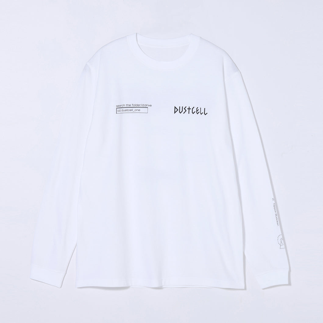 【DUSTCELL】「ONE」グラフィックロングスリーブTシャツ／WHITE／DUSTCELL LIVE「ONE」at 日本武道館