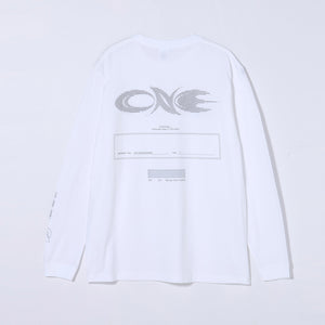 【DUSTCELL】「ONE」グラフィックロングスリーブTシャツ／WHITE／DUSTCELL LIVE「ONE」at 日本武道館