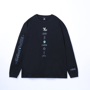 【DUSTCELL】「DUSTCELL apt.」ロングスリーブTシャツ／BLACK／EXHIBITION「DUSTCELL apt. -apartment- 」OFFICIAL GOODS