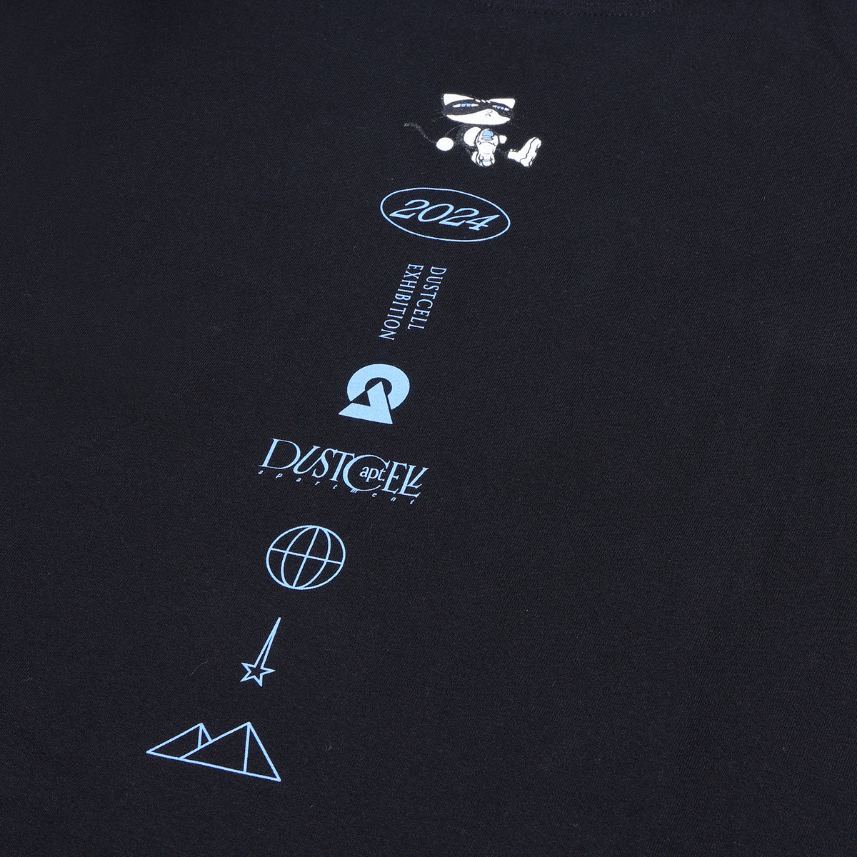 【DUSTCELL】「DUSTCELL apt.」ロングスリーブTシャツ／BLACK／EXHIBITION「DUSTCELL apt. -apartment- 」OFFICIAL GOODS