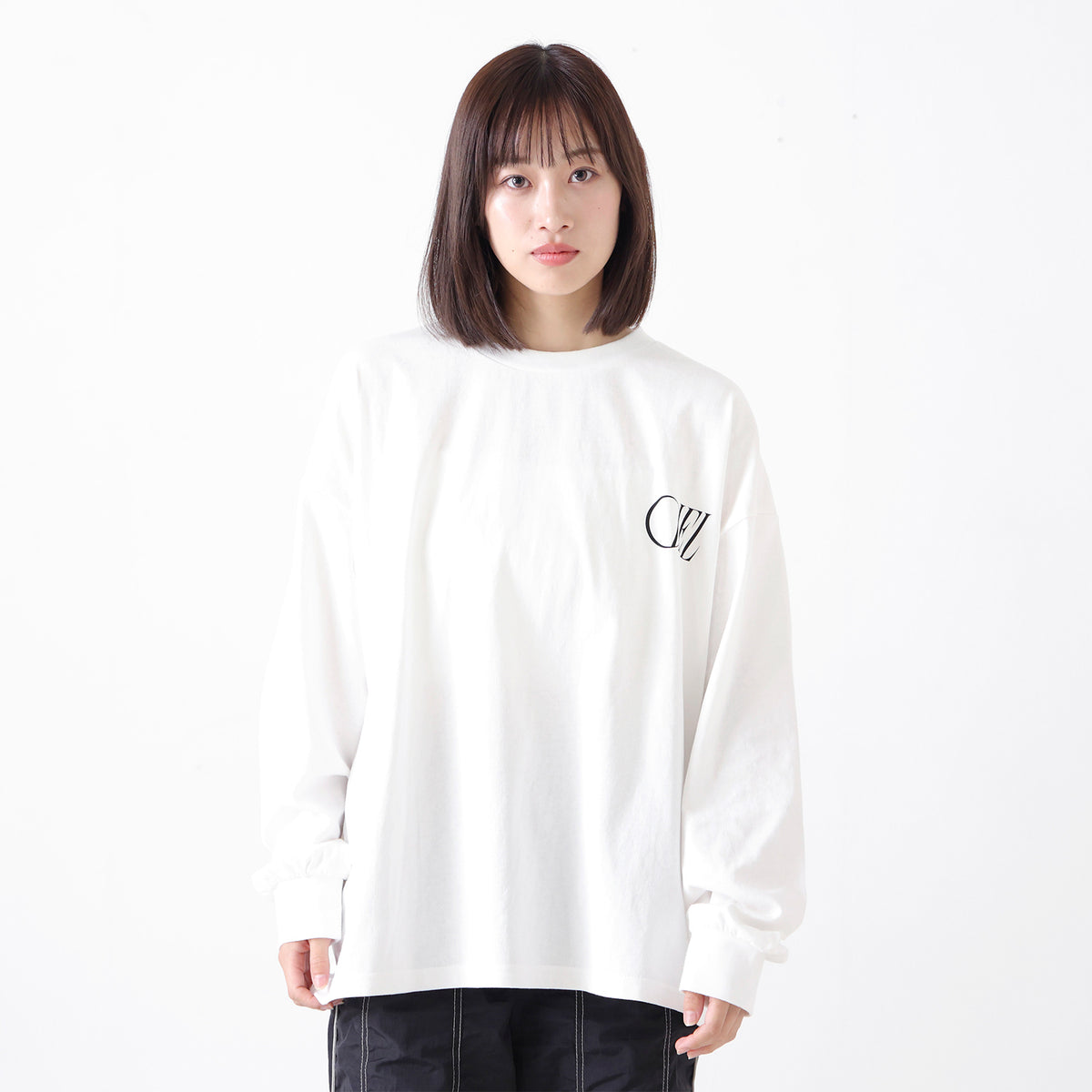 【CIEL】ビッグシルエットロングスリーブTシャツ／「CIEL展」OFFICIAL GOODS