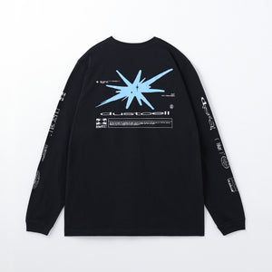 【DUSTCELL】「光」グラフィックロングスリーブTシャツ／BLACK／DUSTCELL TOUR 2024「光」