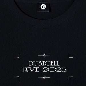 【DUSTCELL】「月の裏」ロングスリーブTシャツ／BLACK／DUSTCELL LIVE 2025「月の裏」