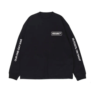 【KAMITSUBAKI STUDIO】ONEグラフィック ロングスリーブTシャツ／BLACK／KAMITSUBAKI FES ’25 OUR ONE-DAY WAR