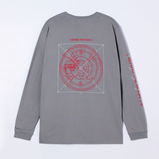 【DUSTCELL】「月の裏」ロングスリーブTシャツ／STONE GRAY／DUSTCELL LIVE 2025「月の裏」