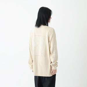 【DUSTCELL】「月の裏」ロングスリーブTシャツ／SAND BEIGE／DUSTCELL LIVE 2025「月の裏」