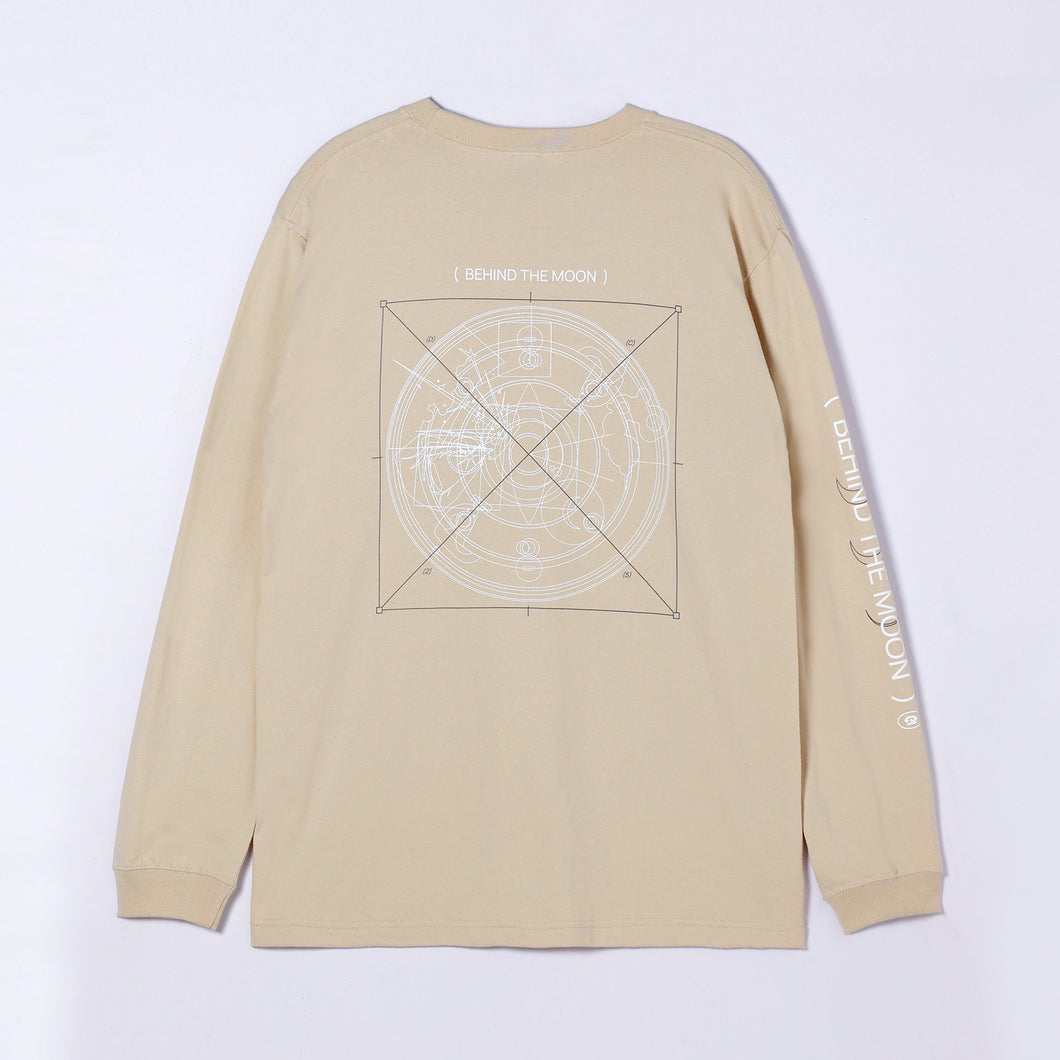 【DUSTCELL】「月の裏」ロングスリーブTシャツ／SAND BEIGE／DUSTCELL LIVE 2025「月の裏」