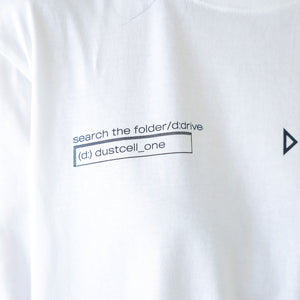 【DUSTCELL】「ONE」グラフィックロングスリーブTシャツ／WHITE／DUSTCELL LIVE「ONE」at 日本武道館