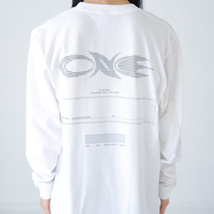 【DUSTCELL】「ONE」グラフィックロングスリーブTシャツ／WHITE／DUSTCELL LIVE「ONE」at 日本武道館