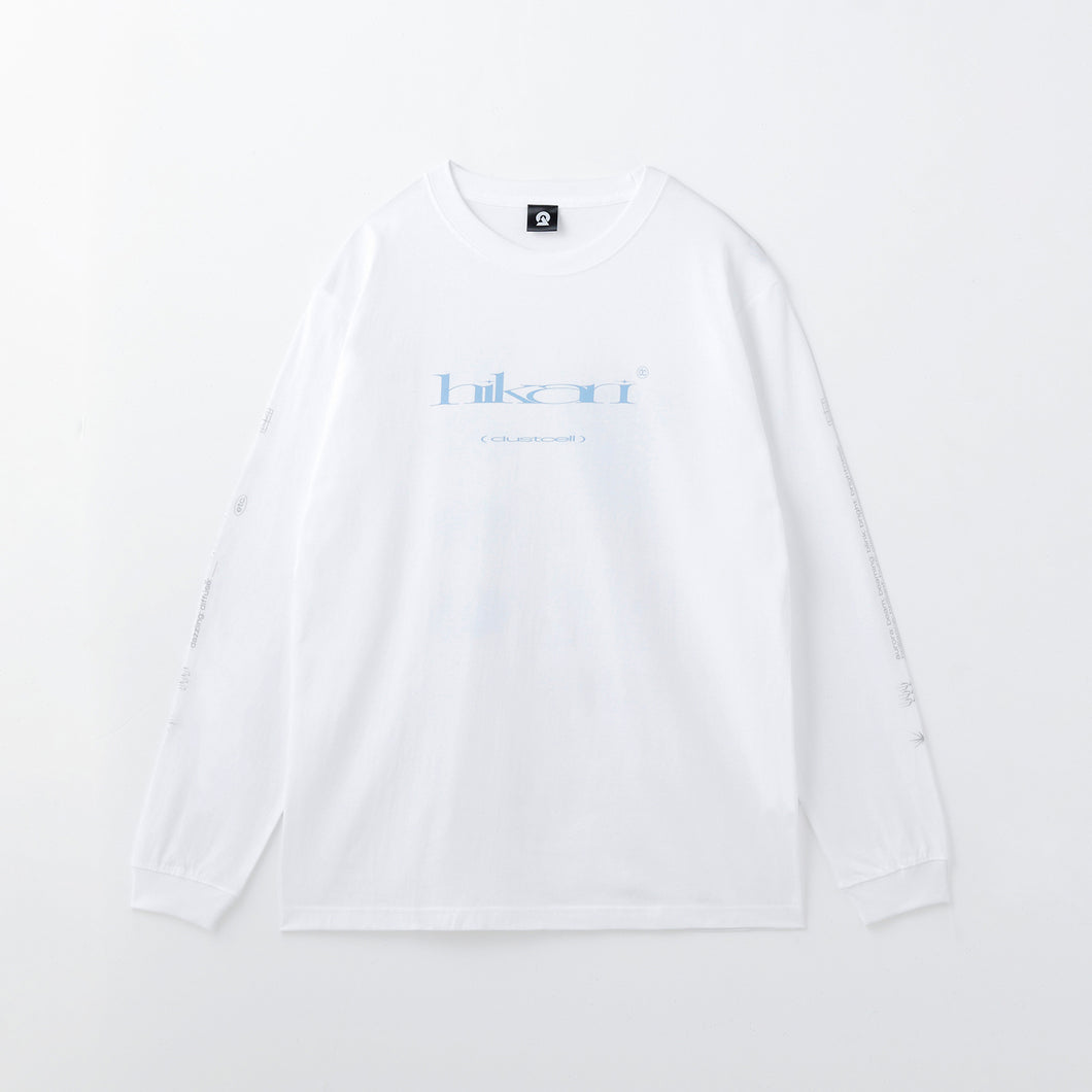 【DUSTCELL】「光」グラフィックロングスリーブTシャツ／WHITE／DUSTCELL TOUR 2024「光」