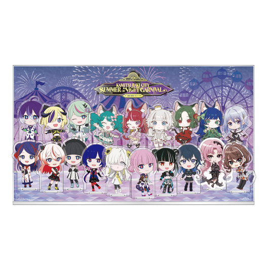 【KAMITSUBAKI STUDIO】ミニキャライラストアクリルジオラマ（コンプリートセット）／コミックマーケット106出展記念グッズ