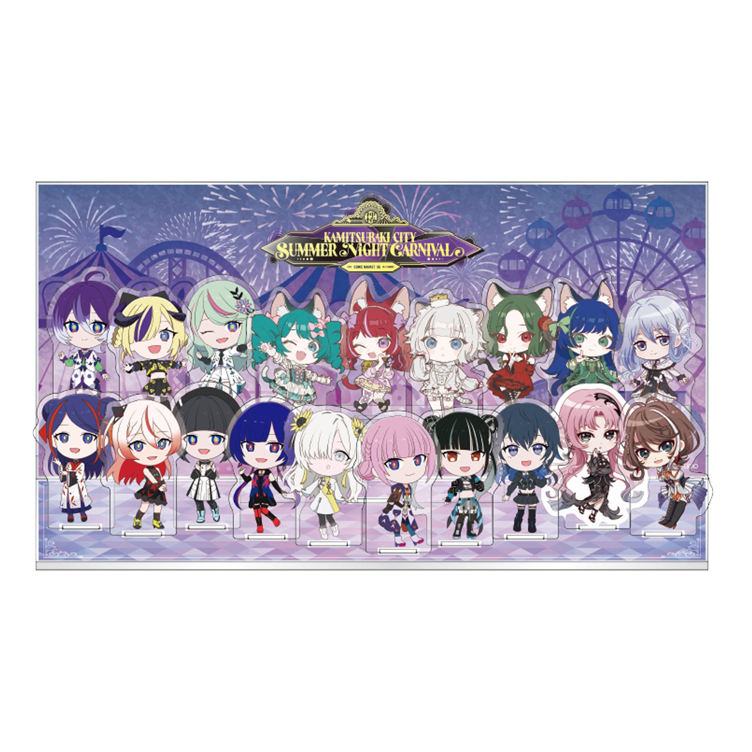 KAMITSUBAKI STUDIO】ミニキャライラストアクリルジオラマ