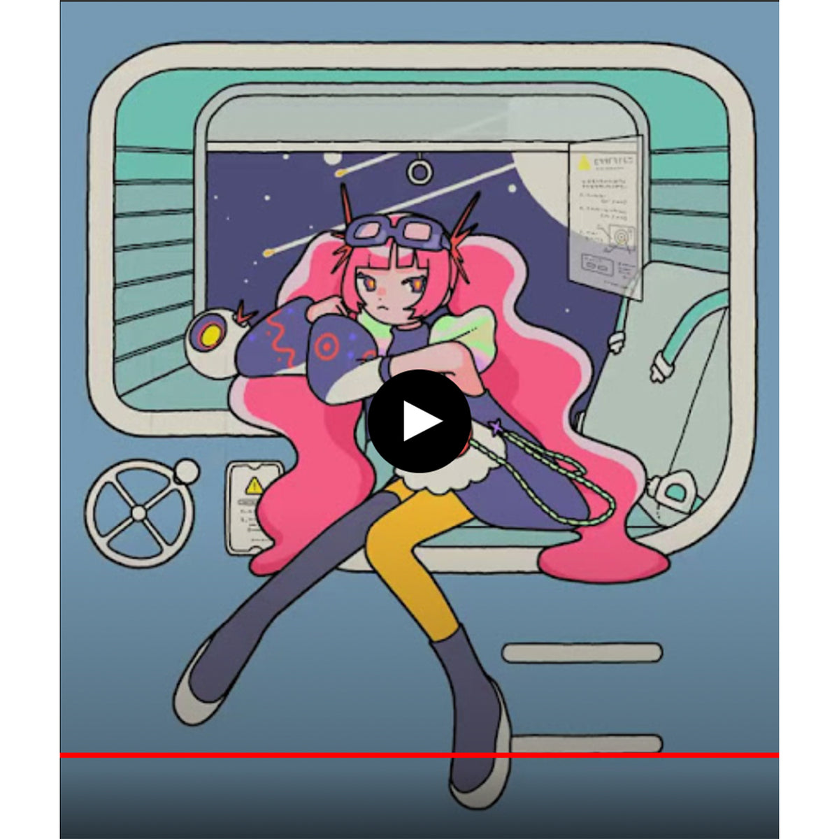 【花譜】「銀河を統べし花譜」モーショングラフィックス／VirtualSinger花譜の廻れMAD TV
