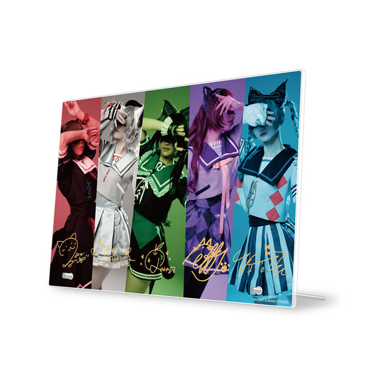 【VALIS】アクリルフォトスタンド 未来カレイドスコープ新衣装 ver.（金箔押しサイン入り）／4th ALBUM「青春イマジネーション」＆ 5th ONE-MAN LIVE「未来カレイドスコープ」OFFICIAL GOODS