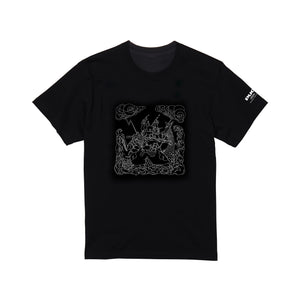 P.U.O】アナログレコードジャケット風パッケージTシャツ（手拭い付