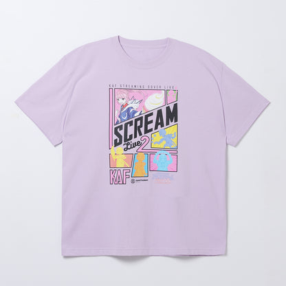 【花譜】I SCREAM LIVE2 Tシャツ／PURPLE／KAF STREAMING COVER LIVE「アイスクリームライブ2」
