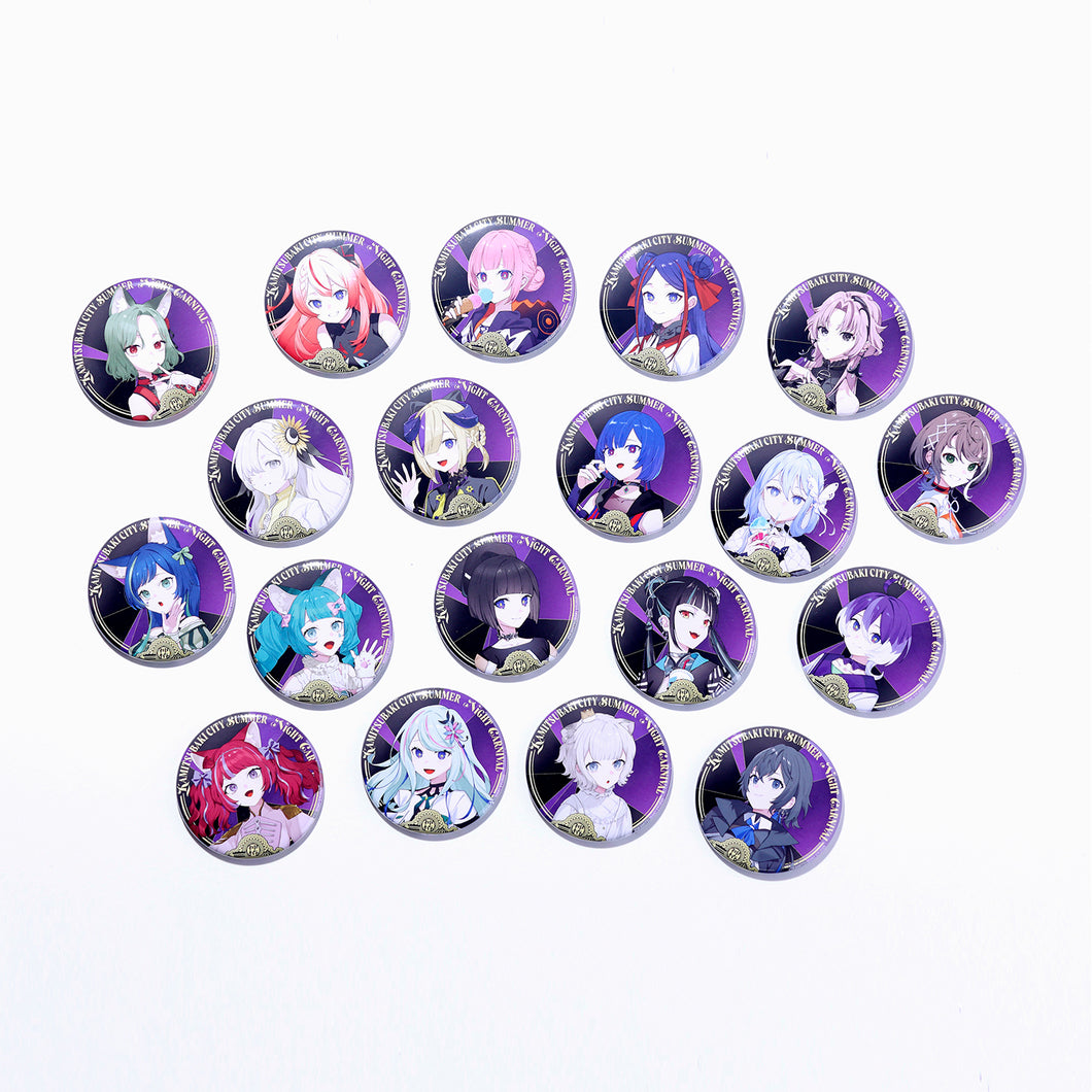 【KAMITSUBAKI STUDIO】ランダム缶バッジ（全19種）／コミックマーケット106出展記念グッズ