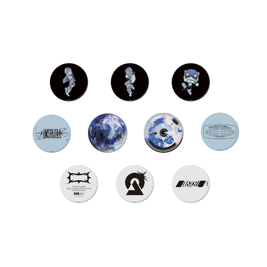 【DUSTCELL】ランダム缶バッチ（全10種）／DUSTCELL LIVE 2025「月の裏」