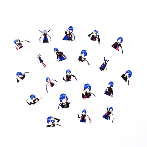 【理芽】隠れメッチーを探せ！！ランダムミニステッカーセット／「STRANGE GIRL CLUB」4th ANNIVERSARY OFFICIAL GOODS