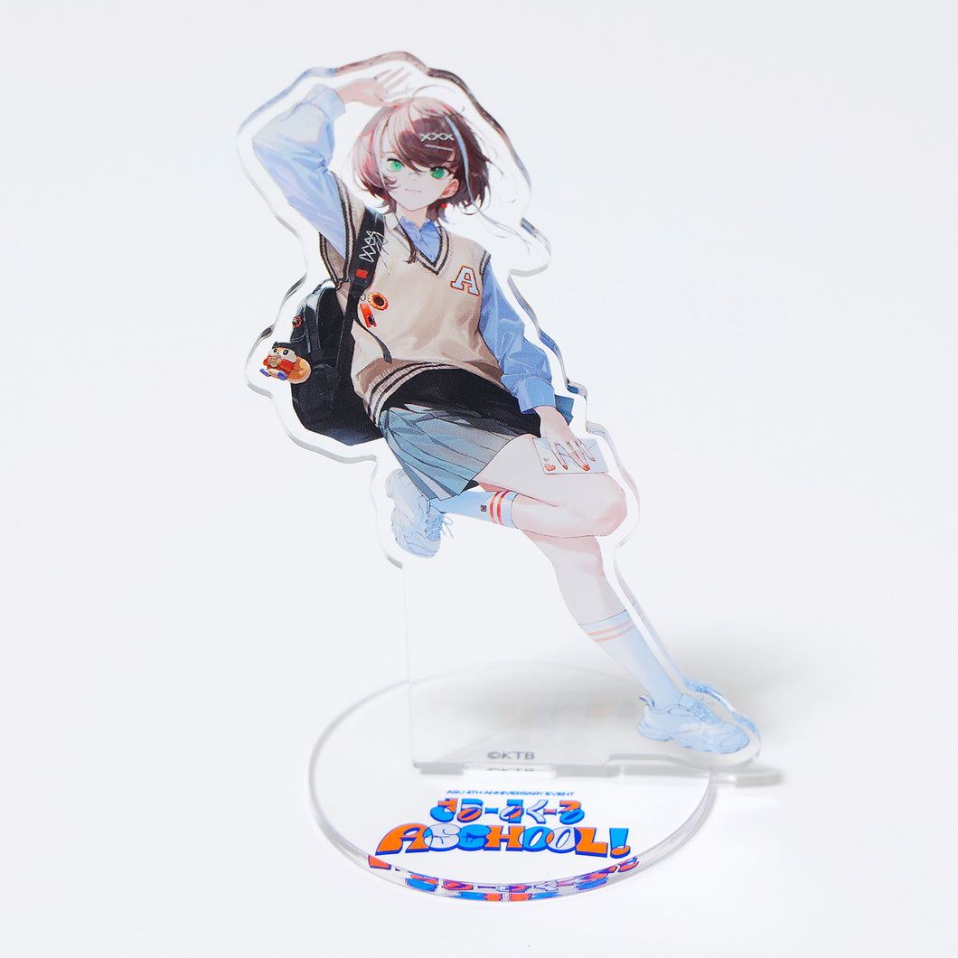 【明透】アクリルスタンド  ASCHOOL! ver.／2nd ONE-MAN LIVE「BIRTH」& 4周年記念イベント「さまーすくーる ASCHOOL!」official goods