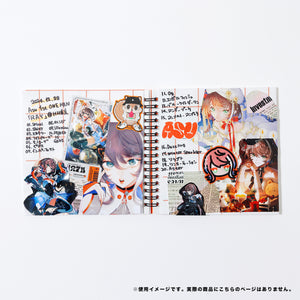 【明透】メモリアルスクラップブック（明透メッセージ入り）&ステッカーセット／2nd ONE-MAN LIVE「BIRTH」& 4周年記念イベント「さまーすくーる ASCHOOL!」official goods