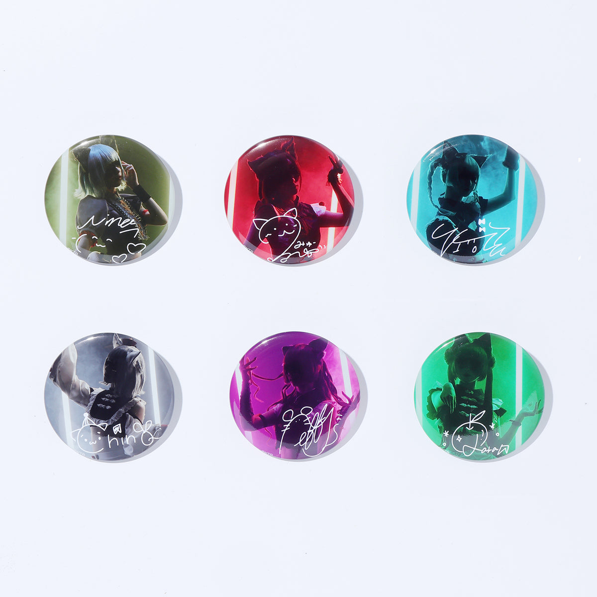 【VALIS】ランダム缶バッジ／VALIS 3rd ALBUM「再現ガールフレンド」& 3rd ONE-MAN LIVE「必然的レゾンデートル」Blu-ray & OFFICIAL GOODS