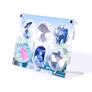 【跳亜】メモリアルディスプレイアクリルスタンドセット（缶バッジ6種付き）／MEMORIAL GOODS