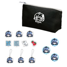 画像をギャラリービューアに読み込む, 【CIEL】しえるんセット（ポーチ・缶バッジ・ステッカー・アクリルキーホルダー）／SINKA LIVE SERIES UNKNOWN SPACE 05 CIEL VIRTUAL MINI LIVE「RETURN TO SUNNY -再晴-」
