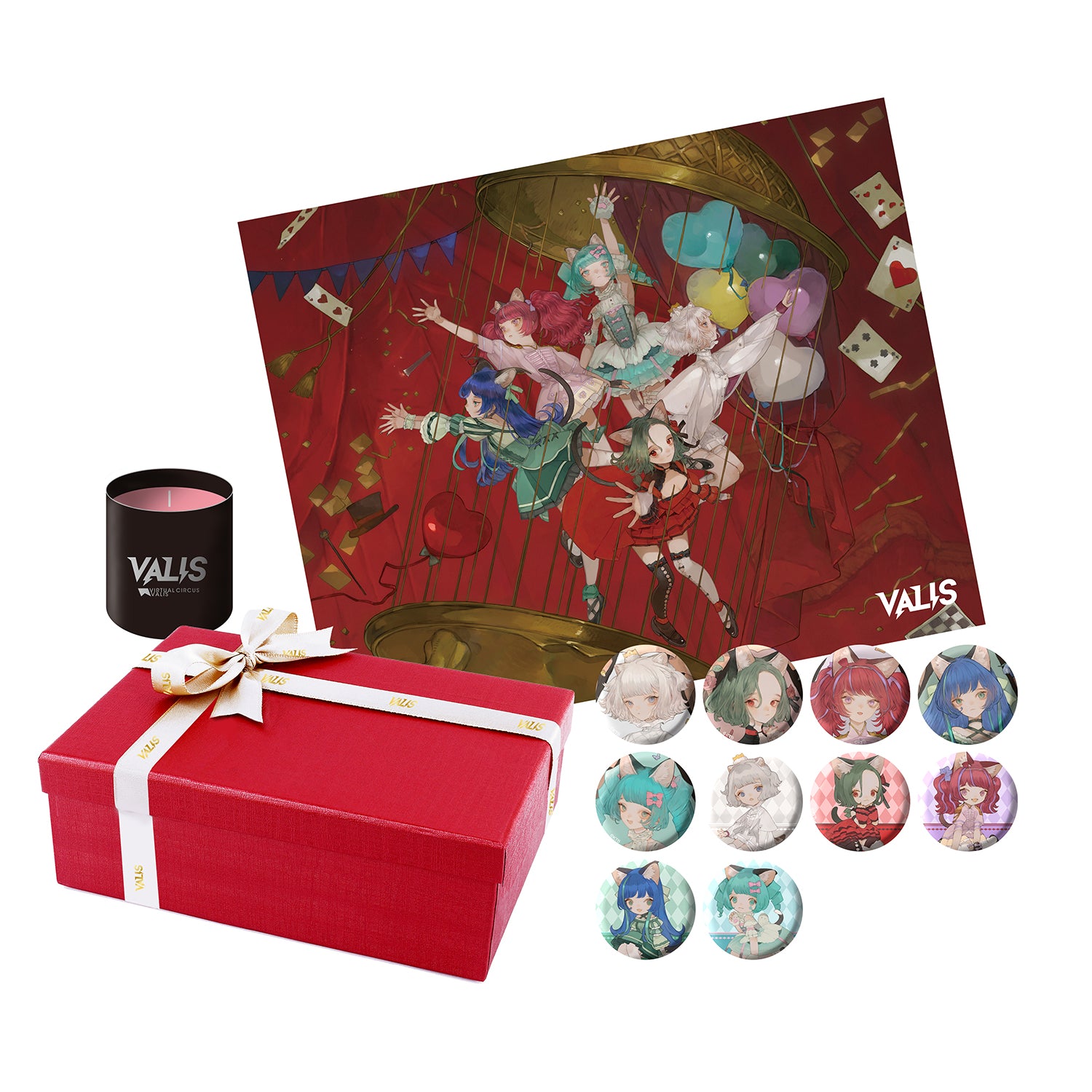 【VALIS】Holiday Gift Box／新衣装お披露目記念グッズ ＆ 5th ONE-MAN LIVE「未来カレイドスコープ」Blu-ray