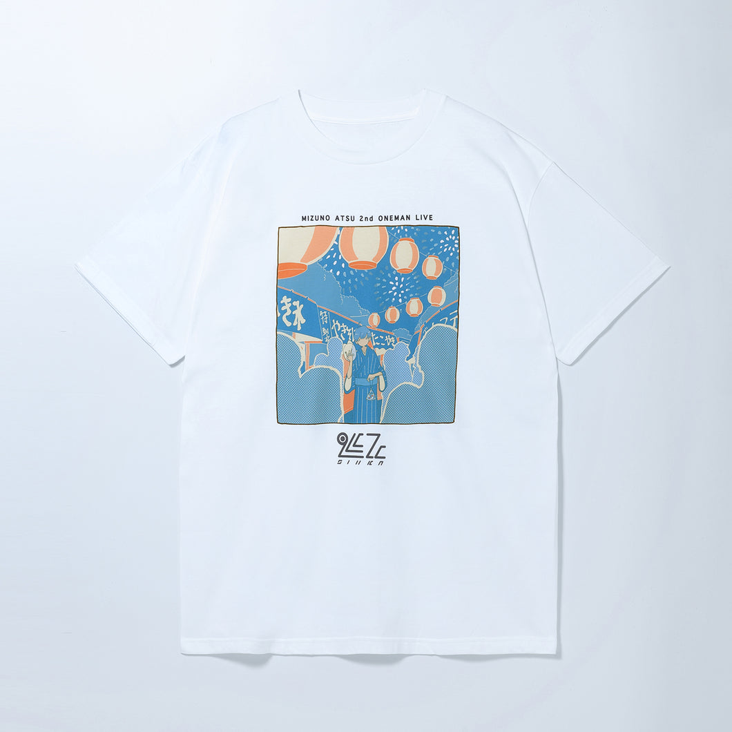 【水野あつ】ライブTシャツ／2nd ONE-MAN LIVE「進化」グッズ