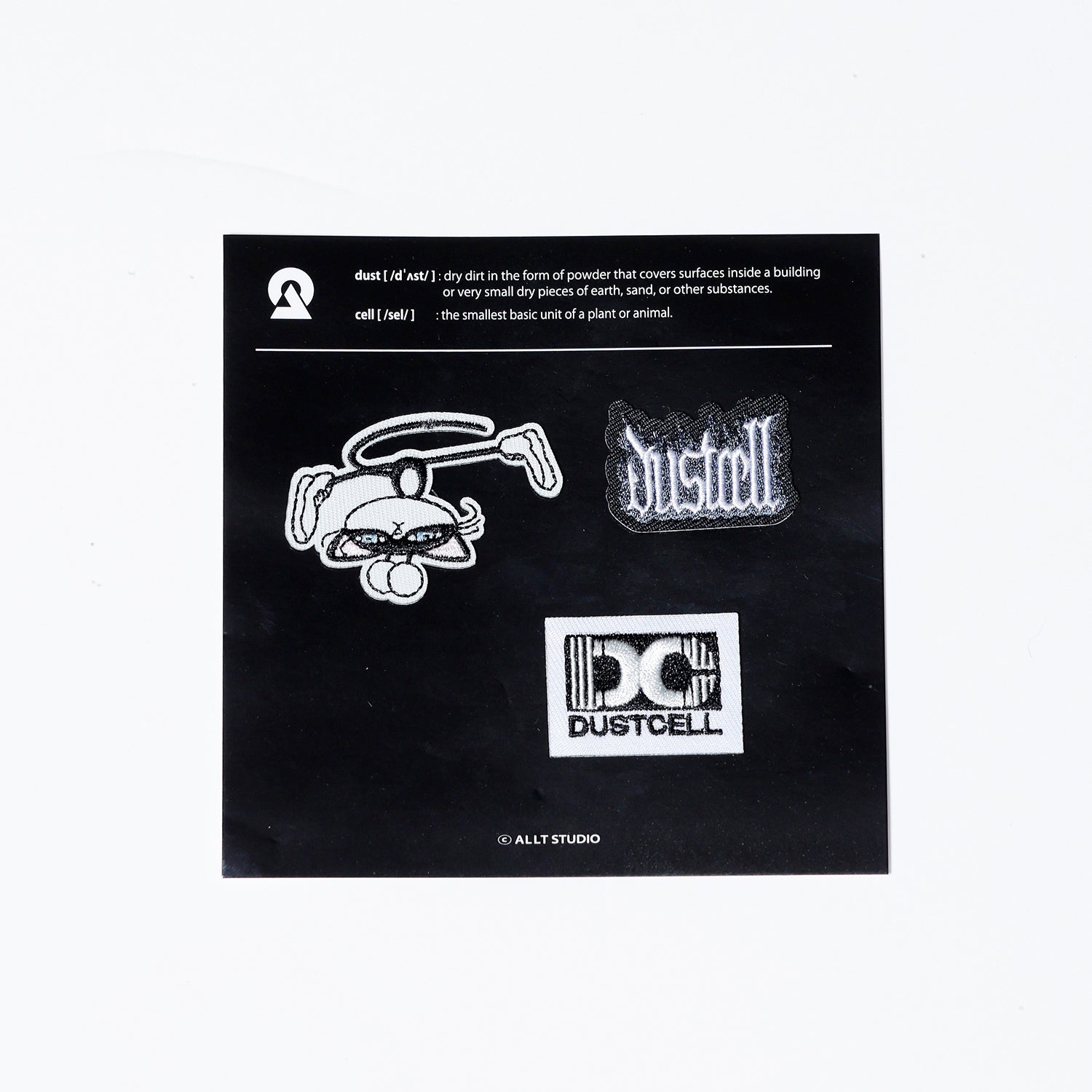 DUSTCELL】刺繍ステッカー／5th Anniversary OFFICIAL GOODS