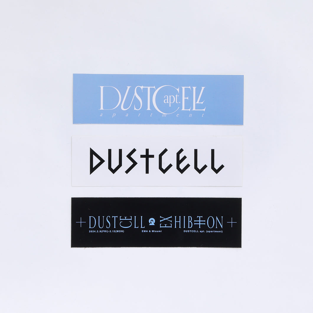 【DUSTCELL】「DUSTCELL apt.」ステッカーセット／EXHIBITION「DUSTCELL apt. -apartment- 」OFFICIAL GOODS