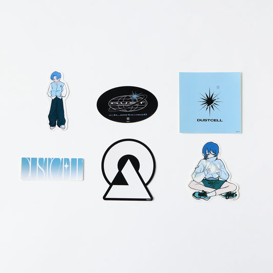 【DUSTCELL】ステッカー6枚セット／DUSTCELL TOUR 2024「光」