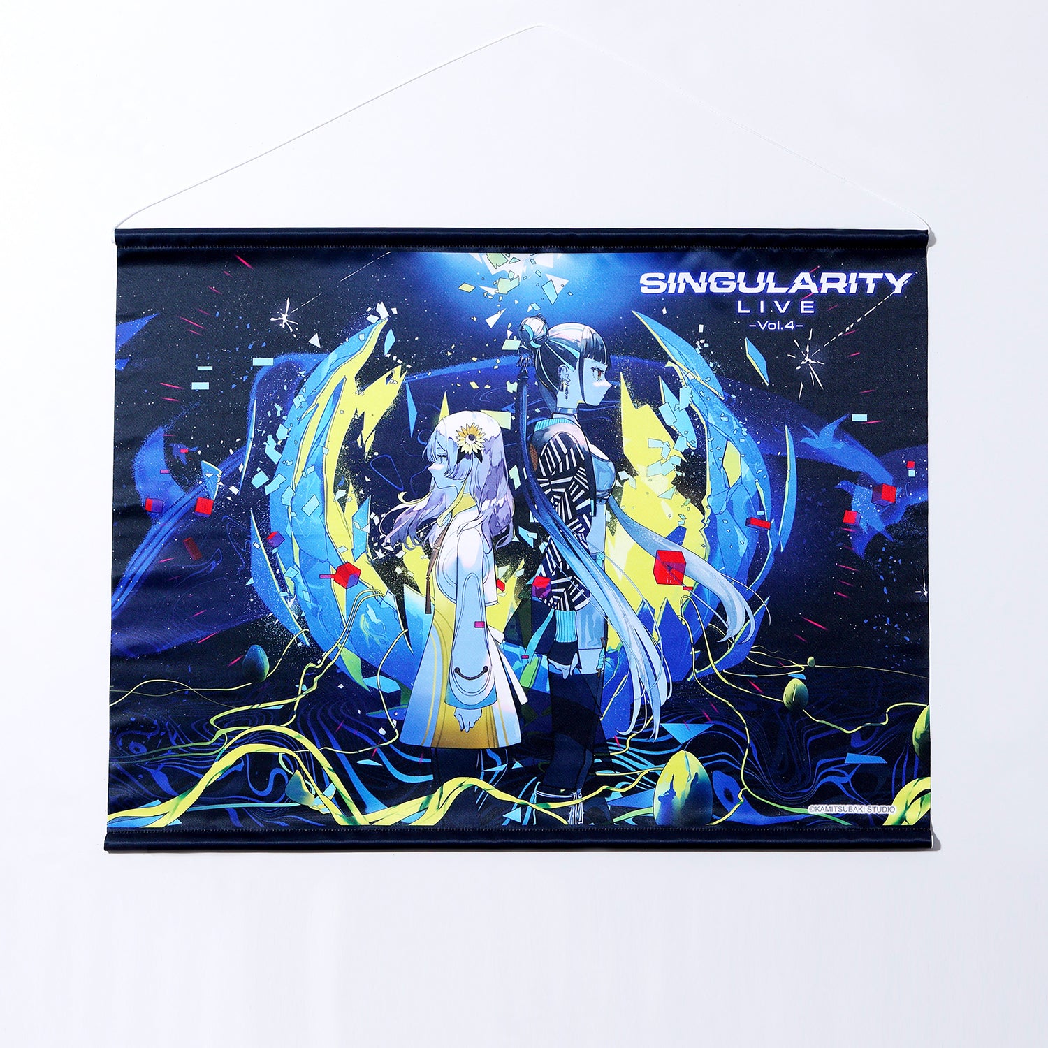 春猿火×ヰ世界情緒 ホログラム額装アート 春猿火×ヰ世界情緒】キービジュアルタペストリー／Singularity Live