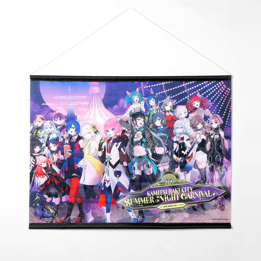 【KAMITSUBAKI STUDIO】B2タペストリー／コミックマーケット106出展記念グッズ