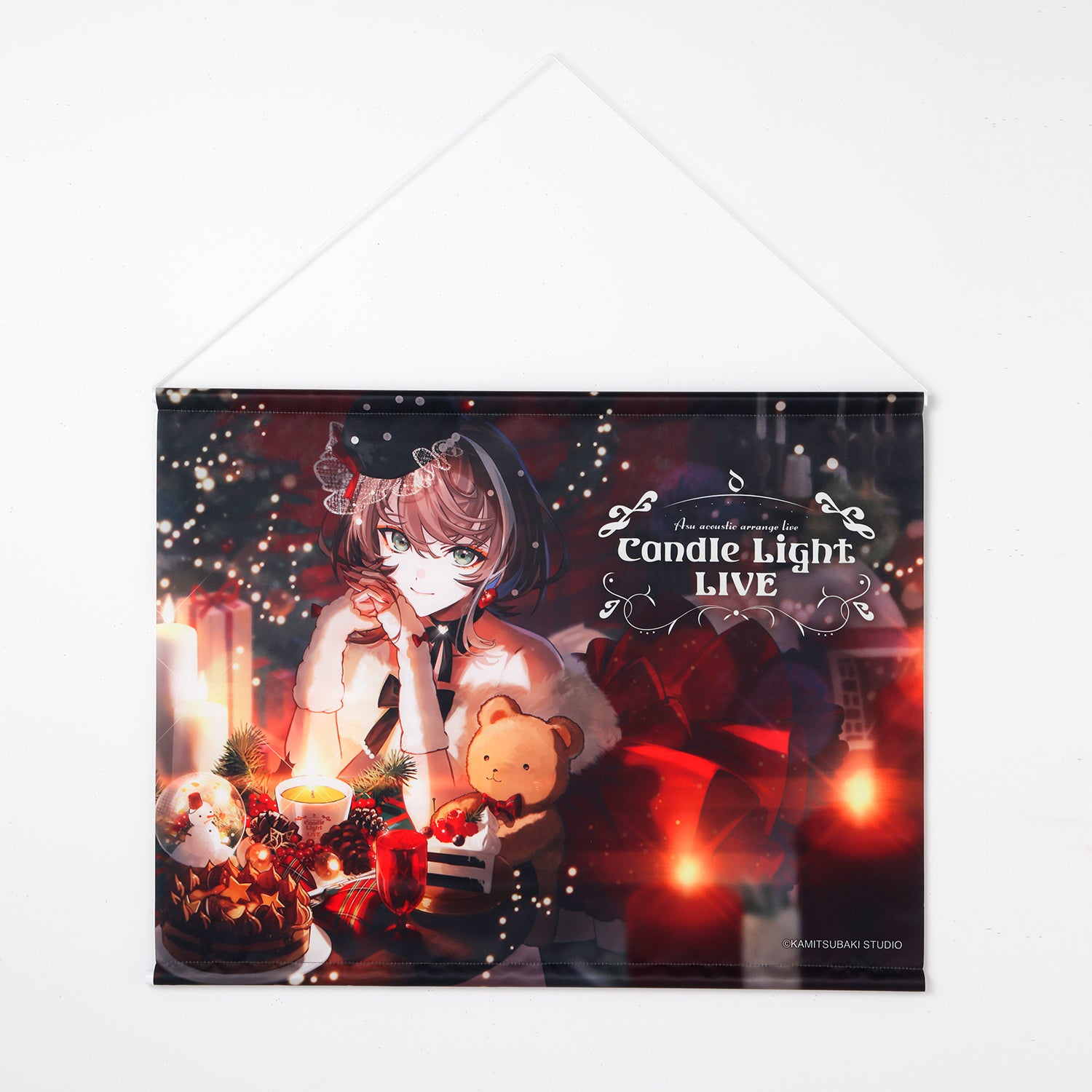 【明透】タペストリー「Candle Light LIVE」ver.／Acoustic live Album「Candle Light LIVE」