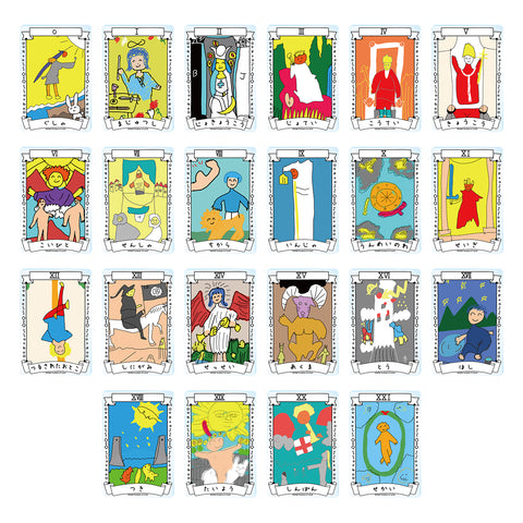 【雨宿り】「明日も天気になりますように。」クリアタロットカード4枚セット（ランダム、全22種類）／2nd ONE-MAN LIVE「濡れたままの傘で」